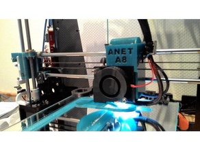 fan duct anet a8 3d-Drucker Teile fan-duct 3d print model - Mito3D