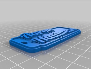 aaron hindman keychains customized 3d print model - Mito3D