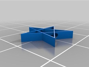 meine angepasste Pentagramm yule-Baum-topper mm Dekor kundengebundene 3d print model - Mito3D