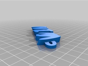vivian Schlüsselanhänger kundengebundene 3d print model - Mito3D