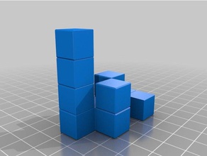 puzzle 2 i su misura 3d print model - Mito3D