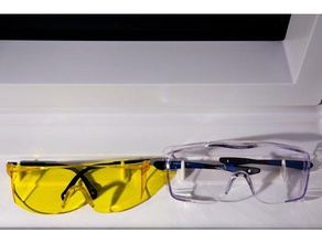 Schutzbrille-Halter hobby Brillen-Halter 3d print model - Mito3D