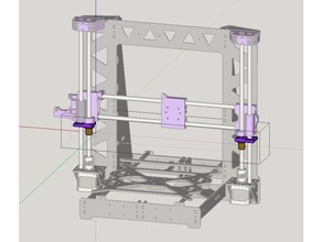 anti z banding 3d printer parts anet a8 p3steel prusa i3 3d print model - Mito3D