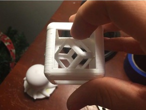 di forma cubica spinner giocattoli meccanici fidget agitarsi giocattolo nerd alert un unico pezzo stampa luogo 3d print model - Mito3D