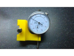qctp dti holder machine tools dial gauge indicator mini-lathe mini lathe quick change tool 3d print model - Mito3D