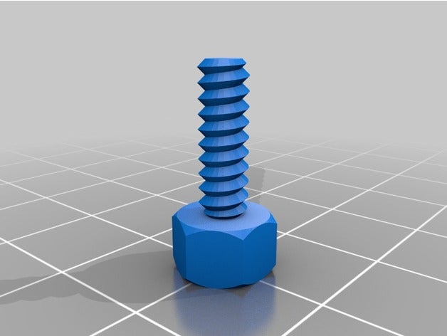 hex bolt 13-425-125 parts customized 3D print model - Mito3D