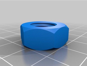 meu personalizados porca de trabalho parafuso arruela da haste roscada fábrica partes personalizado 3d print model - Mito3D