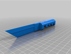 le couteau outils cutter de la poignée pointu 3d print model - Mito3D