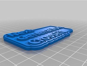 crossfit next keychains customized 3d print model - Mito3D