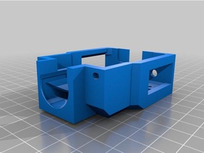 xyz da vinci 10 pro e3d v6 drop-in cartridge mount - enhanced cooling 3d printer parts 3d print model - Mito3D