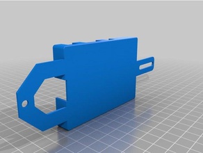 rpi 2-3 print server case bottom ffcp 3d printer accessories 3d print model - Mito3D