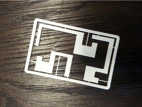 hook card tools 3d print model - Mito3D