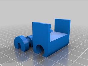 minha personalizado em cativeiro customizeable suporte do cabo-2 computador 3d print model - Mito3D