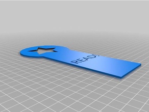 read bookmark 3d print model - Mito3D