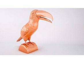 tucano brésilien oiseau animaux animal d'oiseaux le 3d print model - Mito3D