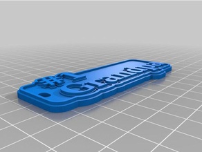 1 gramps llavero llaveros personalizado 3d print model - Mito3D