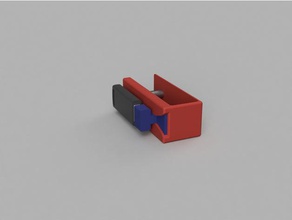 modular keychain keychains holder key usb 3d print model - Mito3D