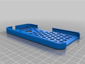 google pixel case blank w honeycomb pattern mobile phone 3d print model - Mito3D