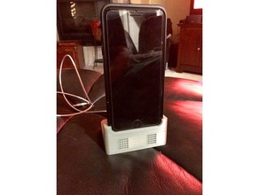 iphone 7 plus w switcheasy caixa de vidro telefone celular stand 3d print model - Mito3D