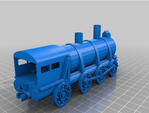 Dampf-Lokomotive 3d-drucken 3dbenchy 3dprintable Spaß begrüßt Sie das Highfive prusa Zug 3d print model - Mito3D
