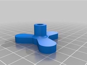 customized stepper extruder knob 3d printer parts 3d print model - Mito3D