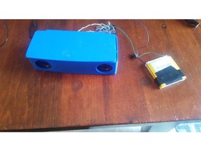 bluetooth-Lautsprecher, den Fortschritt der Arbeit audio 3d print model - Mito3D