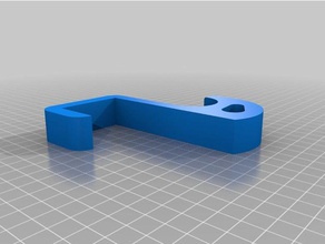 shelf u hook 2 household customized 3d print model - Mito3D