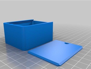caixa de peças recipientes personalizado 3d print model - Mito3D