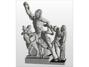 laocoonte gruppo musei vaticani sculture laokoon 3d print model - Mito3D