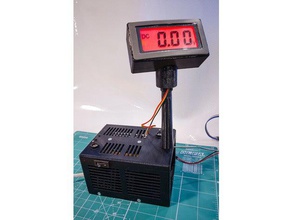 project enclosure 12psu prototype board voltmeter electronics digital psu cover box 3d print model - Mito3D