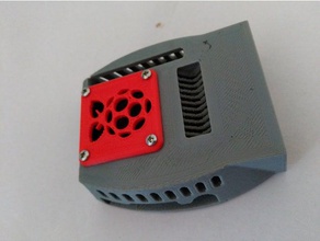 mfp 40mm tampa da ventoinha eletrônica fã grelha montagem de ventilador raspberry pi caso 3d print model - Mito3D
