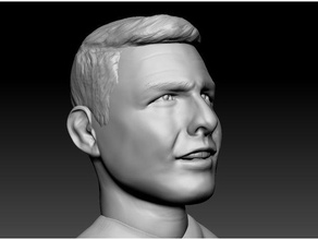 tom cruise people jack reacher mission impossible 3d print model - Mito3D
