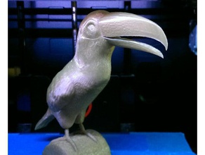 faciles à imprimer toucan animaux 3d print model - Mito3D