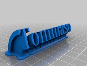 tommaso office customized 3d print model - Mito3D