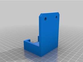 remote holder - porte-t l comande tool holders & boxes 3d print model - Mito3D