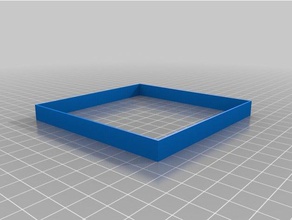 100mm calibration square 3d printing tests 3d print model - Mito3D