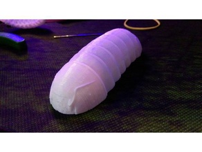 isopod pillola bug biologia articolato il cool insetto comune snodabili modulare 3d print model - Mito3D
