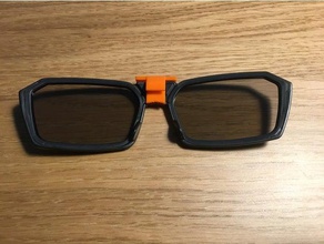 3d glasses clipon 3d print model - Mito3D