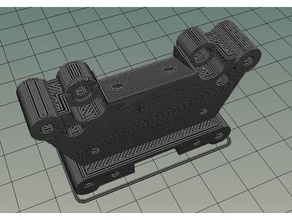 arrma raider front suspension mount r c vehicles 3dprintable part replacement 3d print model - Mito3D