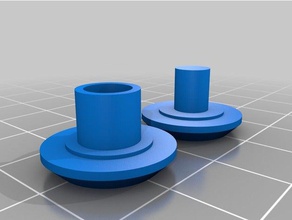 cog spinner boutons jouets mécaniques 3d print model - Mito3D