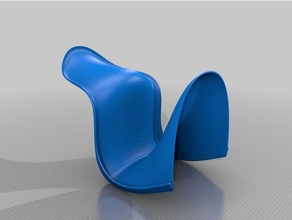 panton chair La stampa 3d la sedia il design mobili 3d print model - Mito3D