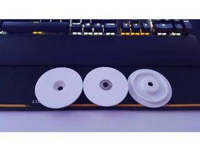 spoolholder 19-8-6mm bearing 1kg 175mm filament 3d printer accessories 19mm 8mm rod filament-spool holder spool 3d print model - Mito3D