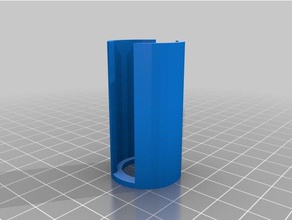 il mio personalizzato parametrico di deposito delle monete tubo s + cap organizzazione su misura 3d print model - Mito3D