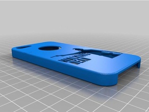 walking dead caso do iphone 5 telefone celular 3d print model - Mito3D