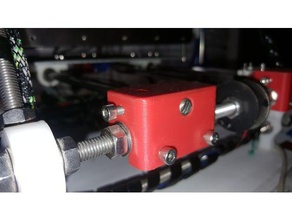 estável prusa i2 eixo y titular Impressora 3d de peças prusai2 reprap estabilizador eixo-y 3d print model - Mito3D