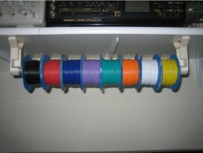 carrete de cable titular partes 3d print model - Mito3D