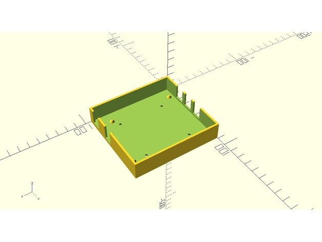 dfrobot romeo v22 Fall Werkzeug-Halterungen & - Boxen arduino openscad 3D print model - Mito3D