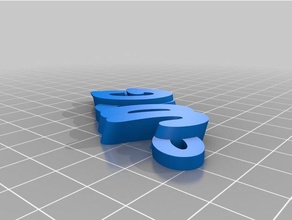 jorge Anahtarlık özelleştirilmiş 3d print model - Mito3D