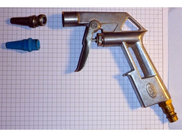 buse pistolet ar comprim partes 3D print model - Mito3D