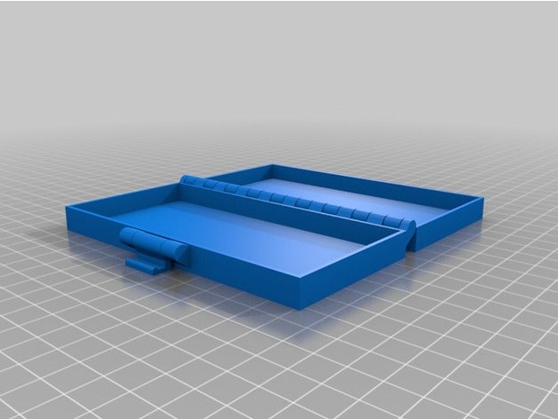 my customized buckle box printable one piece 3d printing tests 3D print model - Mito3D